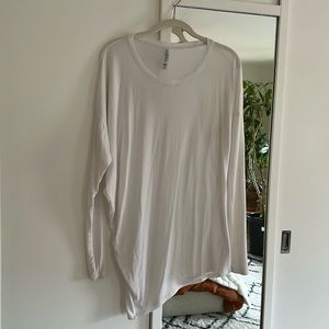 Athleta size M asymmetric long sleeve shirt